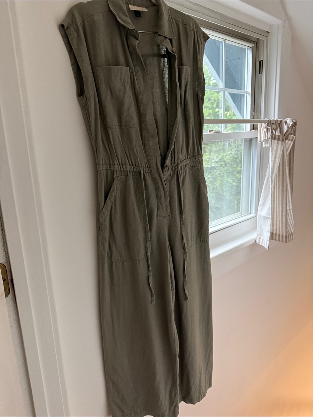 Utility Olive Green Women's Jumpsuit size 4